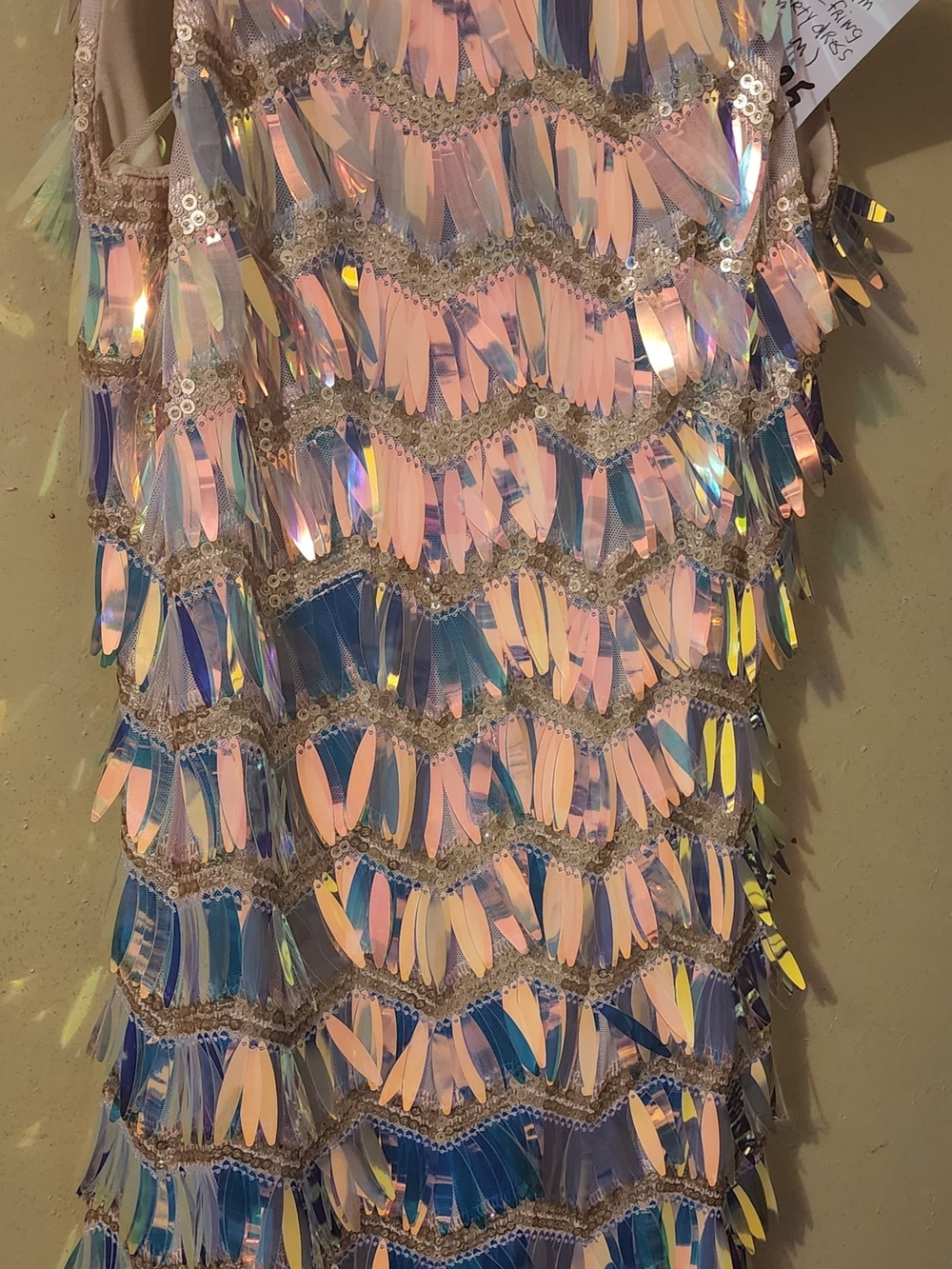 Multicolor Fringe Party Dress